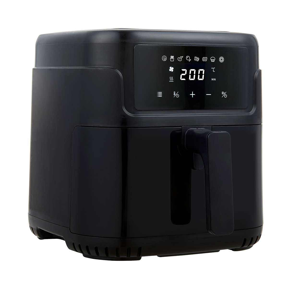 Freidora De Aire TechGo AF50D-R 1300w 5L 8 Programas Negra